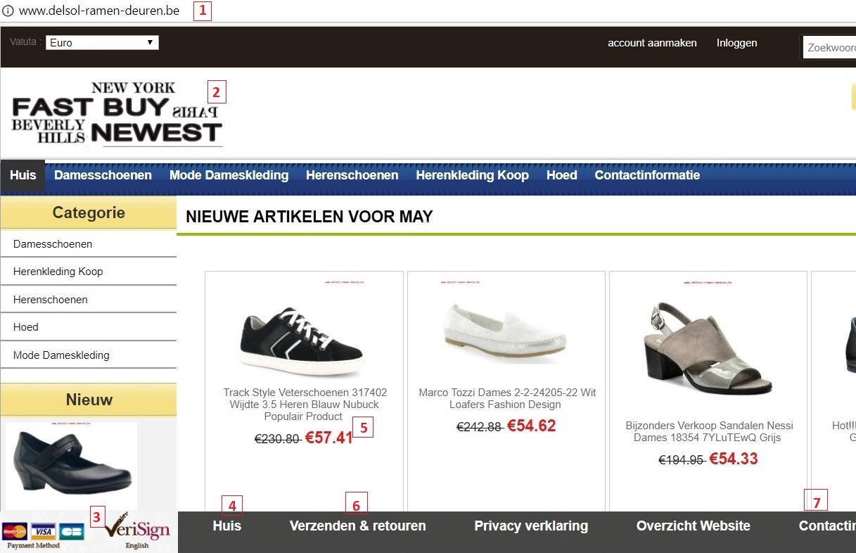 malafide webshop